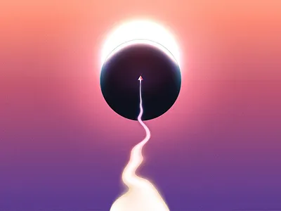 The Traveler 80s poster retro scifi space