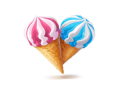 Ice cream gift (for vk.com) cream delicious gift ice kuryatnikov valentines day wafer waiting