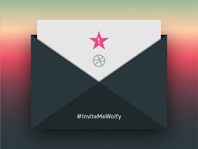 Let's ball! :) draft dribbble envelope free invitation invite mail player prospect wolfy