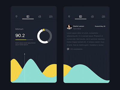 Some Analytics analytics bars chart dashboard flat graph pie stats