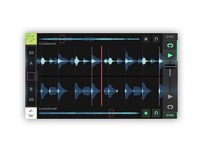 Traktor DJ iOS redesign app interface mobile product ui ui design