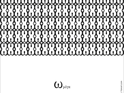 Greek Fonts Patterns Omega_2_Yianart.com background black and white fonts fonts pattern graphic design graphics letter letters omega pattern symbols textures