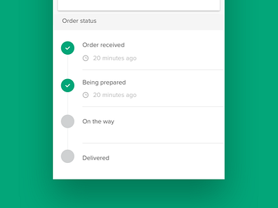 Silvva Android Order Status android app delivery food mobile ui ux