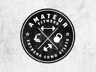 Amateur fitness Logo fitness hermosillo hmo logotype mexico sonora visor visorstudio