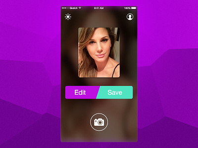 Social Camera App UI camera icon picture snap social streamline ui