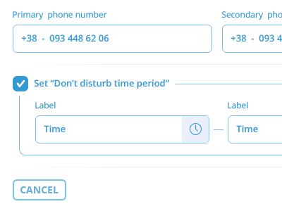 don't disturb time setting disturb dont set setting time