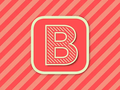 Banner app drop shadow icon ios pinstripes