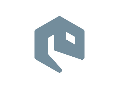 KZOO - WIP estate hexagon house logo negative real