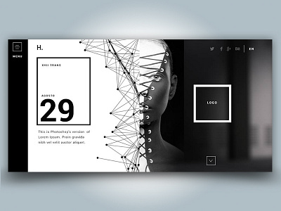 Dualidad black and white dualidad ui ux web