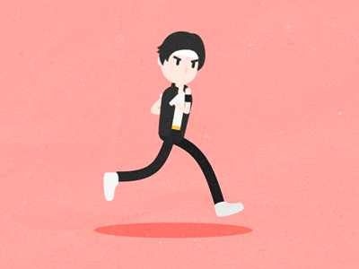 Run Kyo after effects animation china gif kof kyo motion run