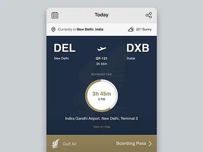 Travel App airlines boarding booking design experience new delhi travel ui ux