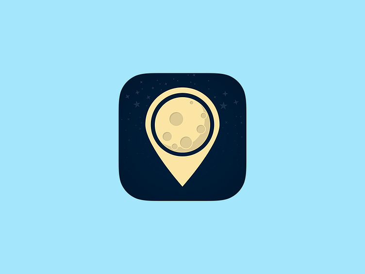 UnderMoon - App Icon by Vlad Chichisan on Dribbble