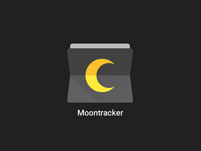 Daily UI Challenge #5 App Icon app app icon challenge dailyui icon icons material design materialdesign moon tracker moontracker