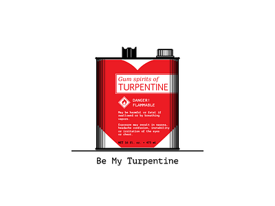 Be My Turpentine st valentines day valentine