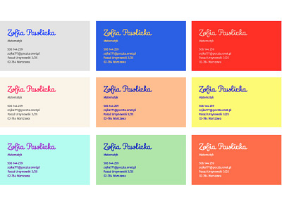 Business card for grandma branding business card design identity lettering print typography