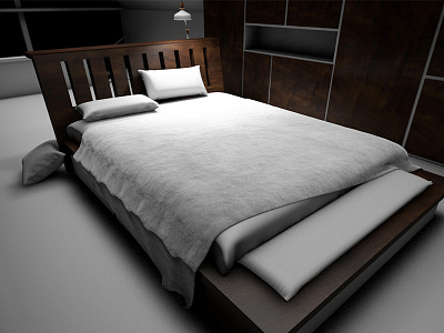 Making a bedroom 3d c4d