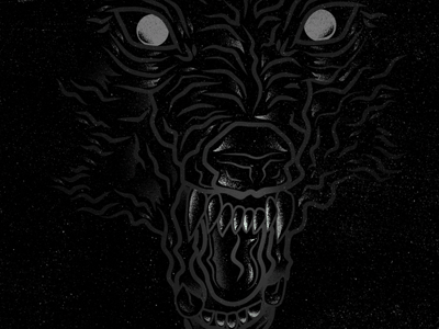 Wolf animation design gif horror illustration movie wolf