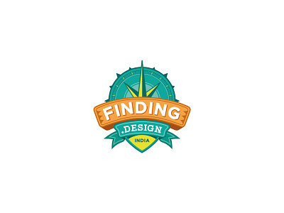 Finding Design Logo art crafts finding design identity indian design logo project travel