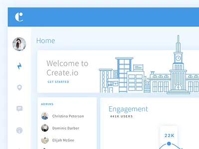 Dashboard UI app creativedash dashboard icons illustration line seattle ui ux web website