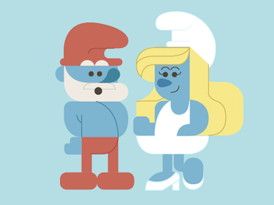 The surfs cartoons flat design icon illustration ilustracion portrait surfs