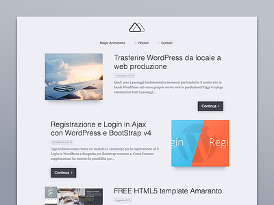 My new website clean design minimal minimamente web