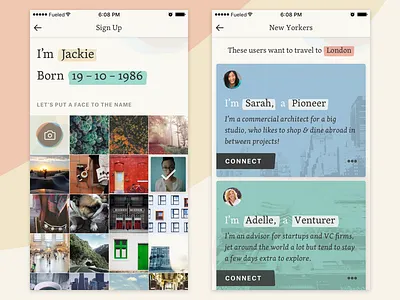 Travel 2 app ios travel ui