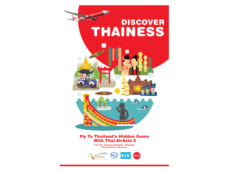 DISCOVER THAINESS art design graphic graphicdesign illustration illustrator infographic