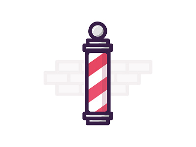 Barbershop Pole barbershop bricks pole