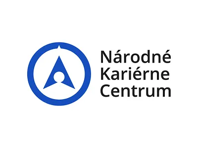 Národné kariérne centrum (EN: national career center) arrow avatar blue brand brand identity carreer centrum compass logo logotype national vector