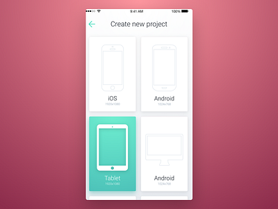 11th Week (Monday) - Create New Project app create free marathon mobile new project rondesign sketch themeforest ui