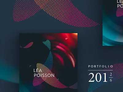 Book Lea Poisson behance branding creative design elegant france luxury portfolio print rainbow rennes webdesigner