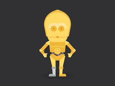 C-3P0 c 3p0 illustration star wars vector