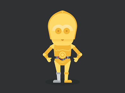 C-3P0 c 3p0 illustration star wars vector