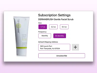 Product Subscription app apple tv button ui ux