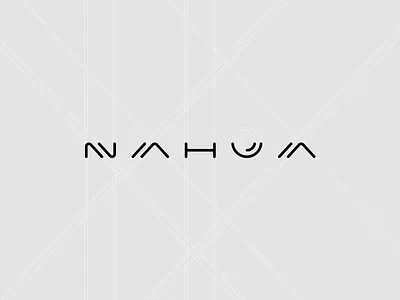 Nahua branding cosmetics design geometry grid logo logotype natural ornament type typography
