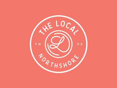 The Local Logo line logo modern stamp