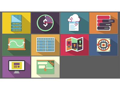 Web Icons 2d computer flat design icon llustration vector web