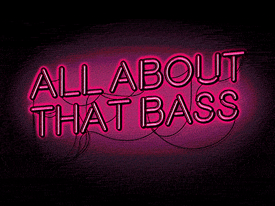 All about that ass neon neon