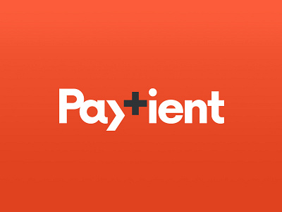 Paytient bright doctor geometric healthcare loans logo medical orange patient pay payment personality