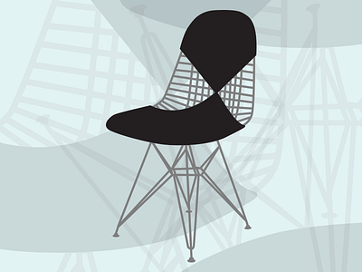 Eames Bikini bikini chair eames enamel pin midcentury modern