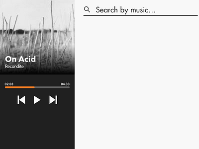 Side bar for side project! music player secret sidebar ui ux