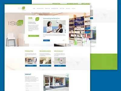 Website Skincare website care clean health healthcare skin skincare webdesign website