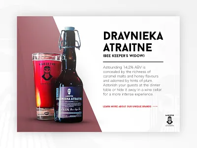 "Labietis" beer beer card design labietis latvia product