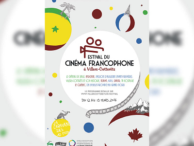 Festival du Ciné Francophone canada festival france illustration movie poster senegal