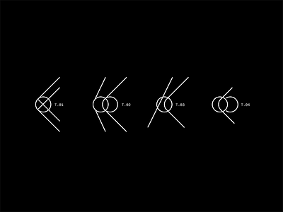 Geometry abstract experiment geometry glyph illustration monospace monoweight progression