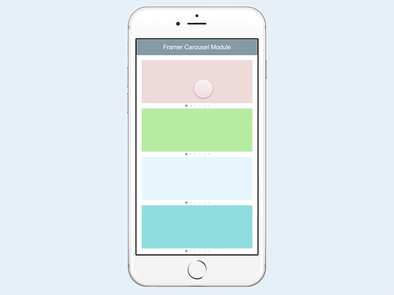 Module carousel in Framer carousel framer framer js module