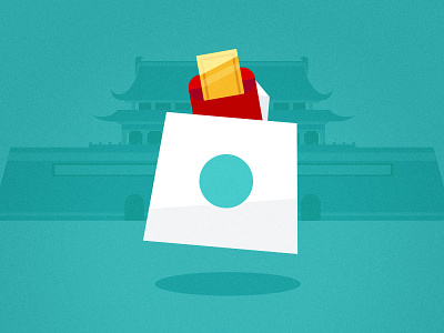 Chinese New Year animation illustration simple vector