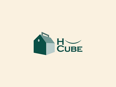 H Cube Logo Design. app logo design branding delivery logo design design food logo design graphic design logo logo design package logo design parcel logo design