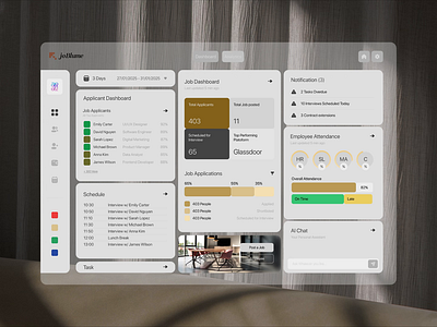 Joblume - All in one HR management & Hiring Management - WebApp clean website dashboard design design hr management landing page motion graphics ui uiux design unique website webapp webapp design website website design