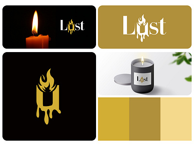 Luxury candles Logo design branding candles candles logo graphic design logo design luxury logo minimalist logo tech company logo